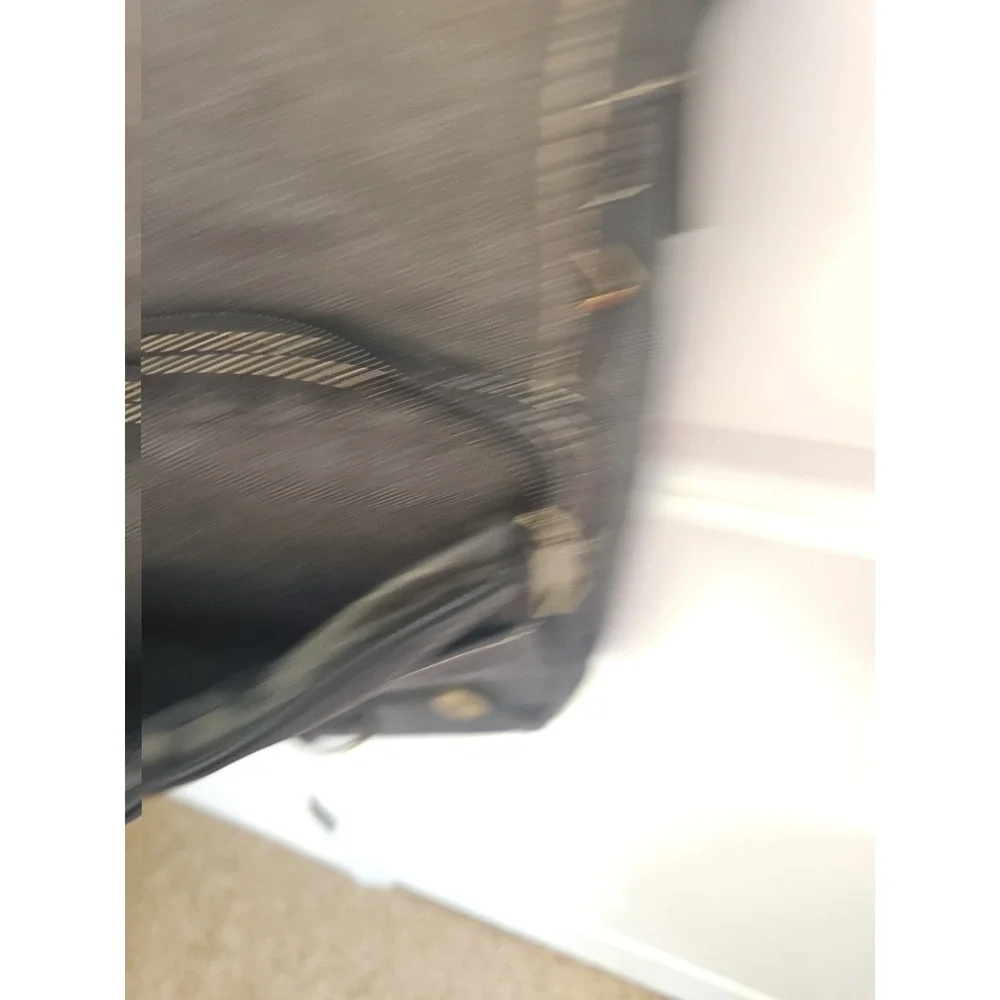 Prarie Schooner Unisex Crossbody Bag Black Canvas Heavy Duty‎ Multi Pocket